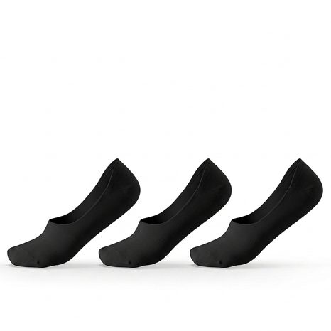 UNISEX LÁTHATATLAN BAMBUSZ ZOKNI - 3PACK PIDILIDI PD0152-10 BLACK