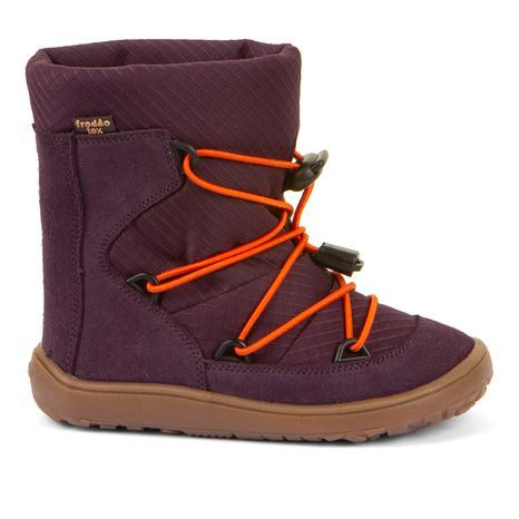 DÍVČÍ ZIMNÍ BAREFOOT BOTY TEX TRACK WOOL PURPLE G3160251-4