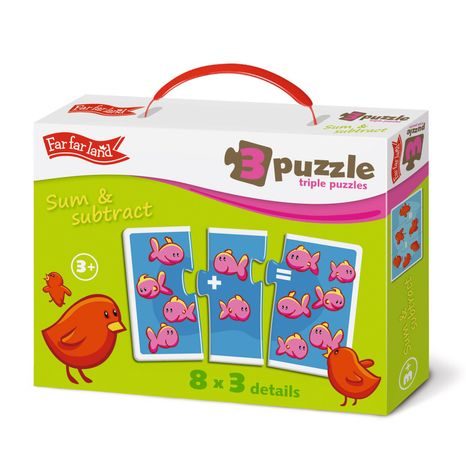 FAR FAR LAND PUZZLE POČTY 8 OBRÁZKŮ