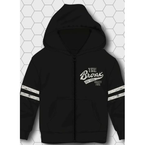 Hoodie fiúk kapucnis befejezéssel, Minoti, Bzip 3, Fekete