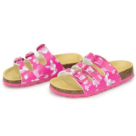 DÍVČÍ KORKOVÉ PANTOFLE FOOTBAD, SUPERFIT ,1-800113-5620, RŮŽOVÁ