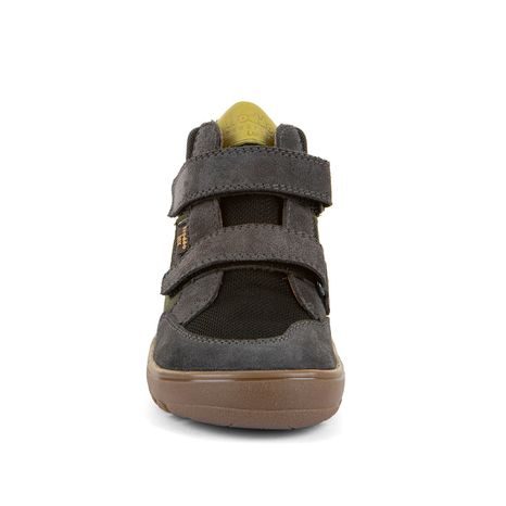 GYEREK EGÉSZ ÉVBEN HORDHATÓ BOKASZÁRÚ BAREFOOT CIPŐ UP HILL TEX GREY/BLACK FRODDO G3110281-3