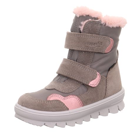 CIZME DE IARNĂ PENTRU FETE FLAVIA GREY/PINK GTX SUPERFIT 1-000229-2500