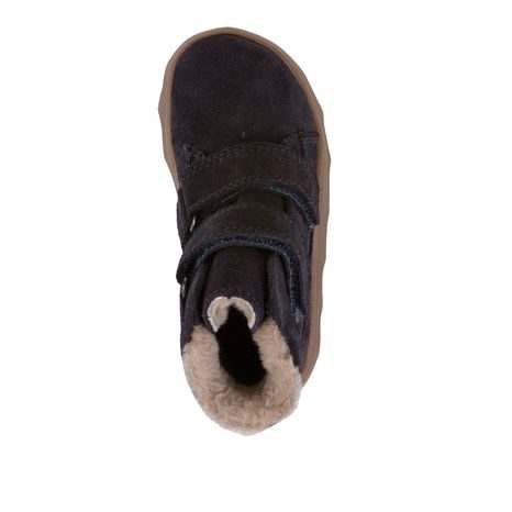 CHLAPECKÉ ZIMNÍ BAREFOOT BOTY ZERU TEX FURRY DARK BLUE FRODDO G2110151