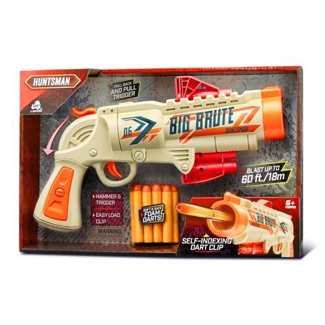 DĚTSKÁ PĚNOVÁ PISTOLE HUNTSMAN BIG BRUTE 33 CM