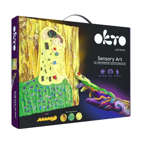 OKTO SENSOTY ART művészeti szett "Kiss" 30x40 cm, OKTO, W034373