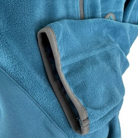 CHLAPECKÁ SPORTOVNÍ OUTDOOROVÁ MIKINA NA ZIP PIDILIDI PD1170-04 BLUE