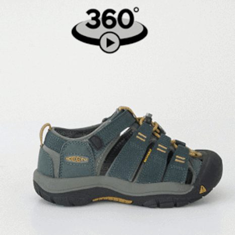 GYEREK SZANDÁL NEWPORT H2 GREEN GABLES / FA RIGÓ, KEEN, 1020353, ZÖLD