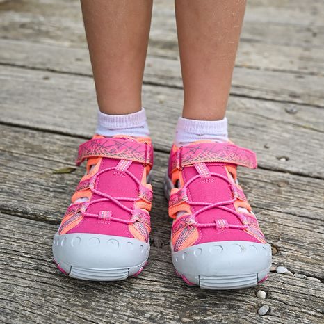 DIEVČENSKÉ SANDÁLE BUGGA TIKI PINK/ORANGE - RUŽOVÉ