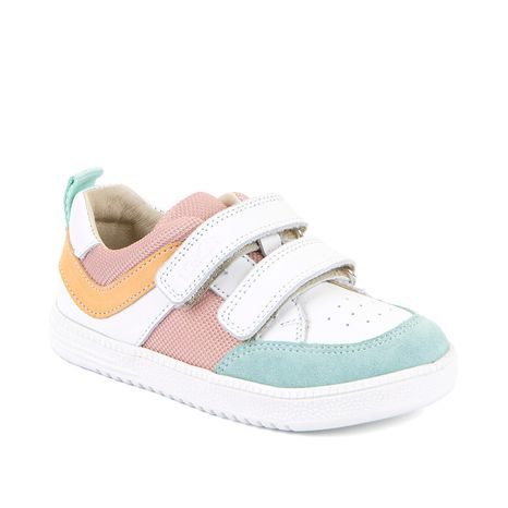 DIEVČENSKÉ BAREFOOT TEXTILNÉ TENISKY LOOP WHITE/PINK FRODDO G3130282-4