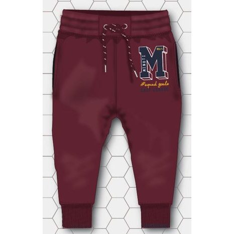 Pantaloni de trening pentru băieți, Minoti, BJOG 6, burgundy