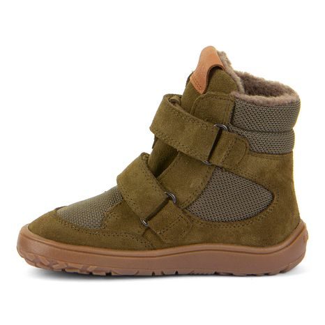 CHLAPČENSKÉ ZIMNÉ BAREFOOT TOPÁNKY TEX WINTER OLIVE FRODDO G3160247-1