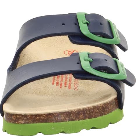 PAPUCI BĂIEȚI DIN PLUTĂ FOOTBAD BLUE/GREEN SUPERFIT 1-800111-8210