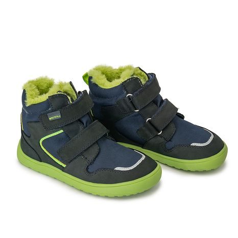 CHLAPECKÉ ZIMNÍ BAREFOOT BOTY GERO GREEN, PRO-TEX, PROTETIKA, ZELENÁ