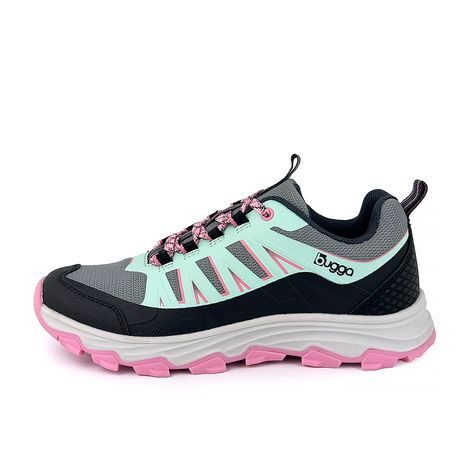 PANTOFI OUTDOOR PENTRU FETE CU ȘIRETURI BUGGA TARA GRAY B00203-01