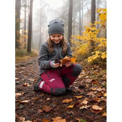 KALHOTY SPORTOVNÍ OUTDOOROVÉ S TC PODŠÍVKOU, PIDILIDI, PD1137-16, VÍNOVÁ