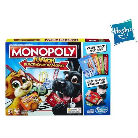 MONOPOLY JUNIOR ELECTRONIC BANKING, HASHBRO JÁTÉKOK, W700629