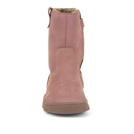 DÍVČÍ ZIMNÍ BAREFOOT KOZAČKY ZERU TEX BOOT DARK PINK, FRODDO, G3160242-3, RŮŽOVÁ