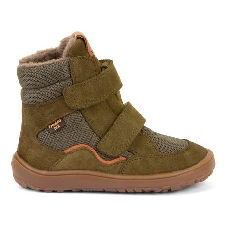 CHLAPČENSKÉ ZIMNÉ BAREFOOT TOPÁNKY TEX WINTER OLIVE FRODDO G3160247-1