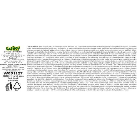 OKTO MALOVÁNÍ HMOTOU MOTIV "#PARK GUELL - BARCELONA" 30X40 CM, OKTO, W051127