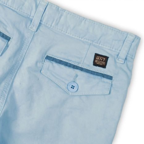 KRAŤASY CHLAPECKÉ BAVLNĚNÉ, MINOTI, SALT 6, SVĚTLE MODRÁ