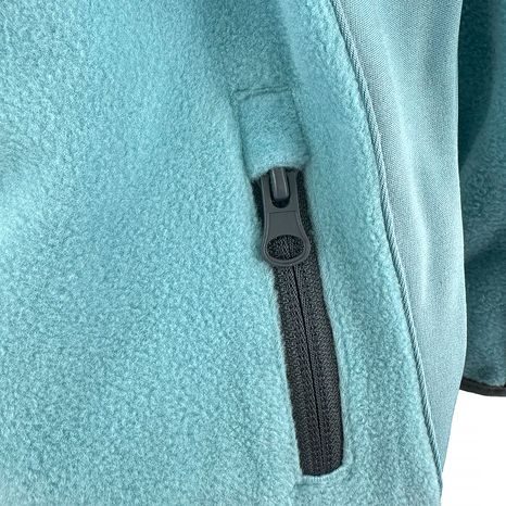 OUTDOOROVÁ FLEEZOVÁ MIKINA NA ZIP PIDILIDI PD1171-15 TURQUOISE