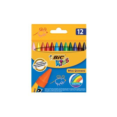 Creioane de ceară 12 buc, BIC, W850024
