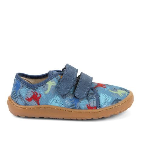 CHLAPČENSKÉ PLÁTENÉ BAREFOOT TENISKY CANVAS DARK DENIM FRODDO G1700440-15