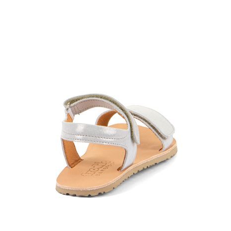 DIEVČENSKÉ BAREFOOT SANDÁLE FLEXY LIA SILVER FRODDO G3150264-27