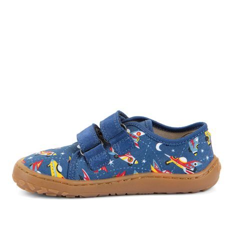 CHLAPČENSKÉ PLÁTENÉ BAREFOOT TENISKY CANVAS BLUE ELECTRIC FRODDO G1700440-5