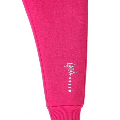 PANTALONI DE TRENING PENTRU FETE, MINOTI, 8GFJOG 4, ROZ