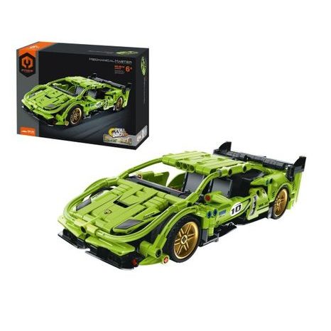 IM.MASTER STAVEBNICE ZÁVODNÍ AUTO ZELENÉ 25X11,4X6,6 CM, IM.MASTER, W039481