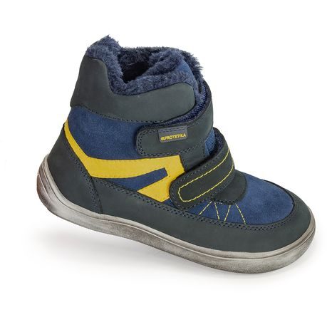 CHLAPECKÉ ZIMNÍ BOTY BAREFOOT RODRIGO NAVY, PROTETIKA, MODRÁ