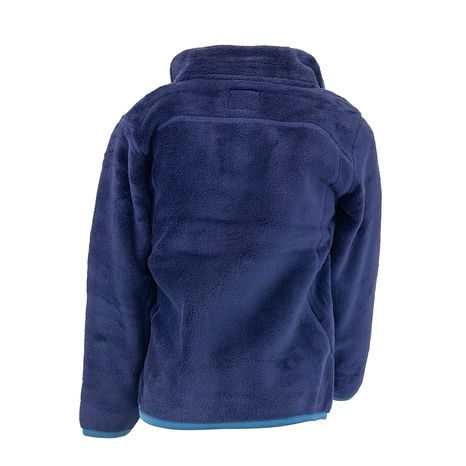 MIKINA CHLAPECKÁ CHLUPATÁ SE STOJÁČKEM, PIDILIDI, PD1139-35, TMAVĚ MODRÁ