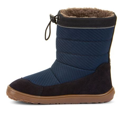 DĚTSKÉ ZIMNÍ BAREFOOT SNĚHULE UP TEX SNOW WOOL DARK BLUE  G3160249-1