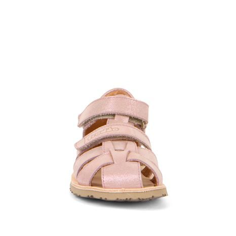 DIEVČENSKÉ BAREFOOT SANDÁLE FLEXY F PINK SHINE FRODDO G3150283-13