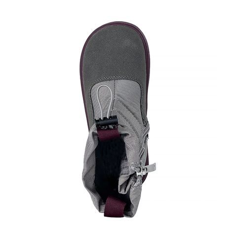 DĚTSKÉ ZIMNÍ BAREFOOT BOTY S MEMBRÁNOU BUGGA RUBA GREY B00197-09