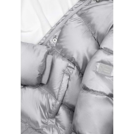 KABÁT DÍVČÍ NYLONOVÝ PUFFA PODŠITÝ MICROFLEECEM, MINOTI, 12COAT 3, HOLKA