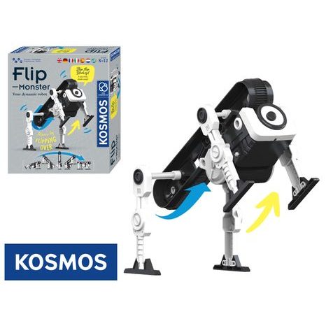 SESTAVENÝ MECHANICKÝ ROBOT FLIP MONSTER V BARVÁCH EDICE KOSMOS