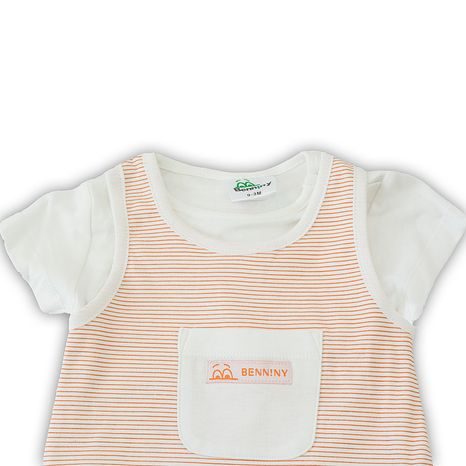 OVERAL LETNÉ A TRIČKO, PIDILIDI, 950456, ORANŽOVÁ