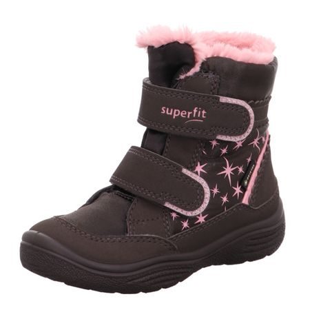 Dievčenské zimné topánky CRYSTAL GTX, Superfit, 1-009096-3000, hnedá