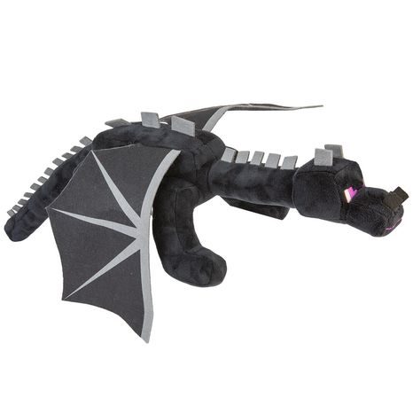 PLYŠOVÝ ENDER DRAGON Z MINECRAFTU Z BOČNÍHO POHLEDU