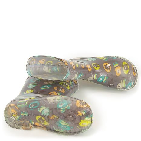 DĚTSKÉ HOLÍNKY PVC - POTISK ZVÍŘÁTKA, PIDILIDI, PL0042-18,  HNĚDÁ