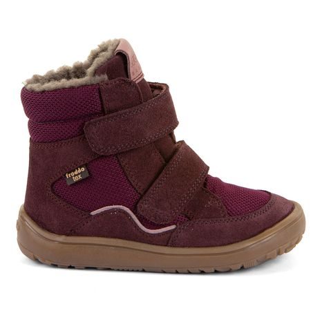 DIEVČENSKÉ ZIMNÉ BAREFOOT TOPÁNKY TEX WINTER BARDEAUX FRODDO G3160247-19
