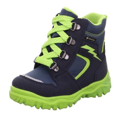 Fiúk téli cipő csipke husky1 gtx, superfit, 1-000048-8010, zöld 