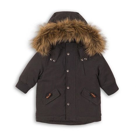 Kabát chlapčenský zimné, Minoti, BOLT 3, šedá