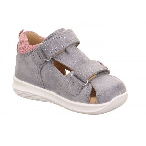 DÍVČÍ SANDÁLY BUMBLEBEE, SUPERFIT, 1-000388-2500, ŠEDÁ