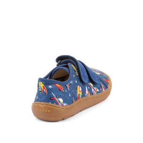 CHLAPČENSKÉ PLÁTENÉ BAREFOOT TENISKY CANVAS BLUE ELECTRIC FRODDO G1700440-5