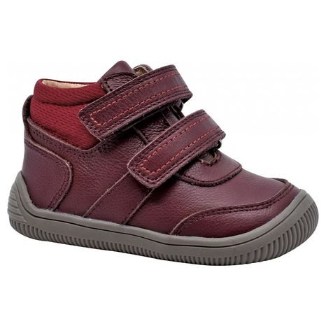 pantofi pentru fete pentru toate anotimpurile Barefoot NELDA, Protezare, burgundy 