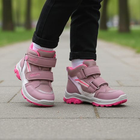 LÁNY EGÉSZ ÉVBEN HORDHATÓ JUPITER BOKACIPŐ PURPLE/PINK GTX SUPERFIT 1-000054-8500